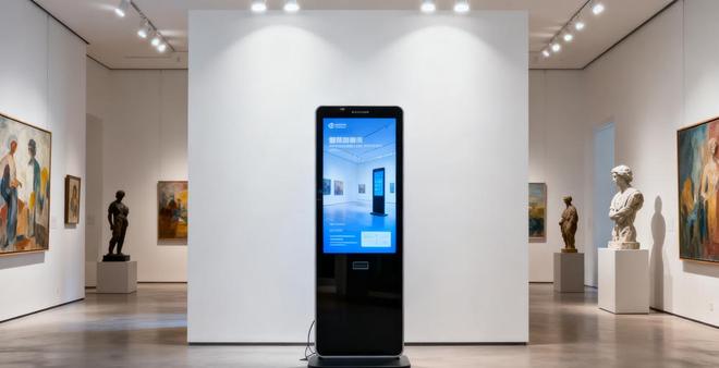 触拓科技数字标牌广告机美术馆运营 &ldquo;神器&rdquo;让看展 + 运营双省心